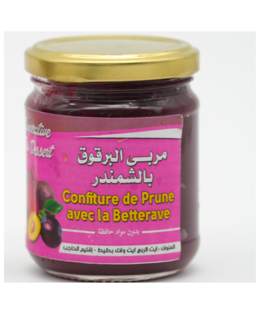 Confiture de prunes noires et betteraves 250g